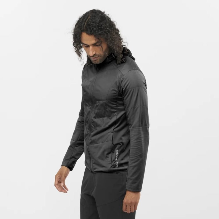 Chaquetas Salomon Outline All Season Híbrido Hombre Negros | MX XAJL490